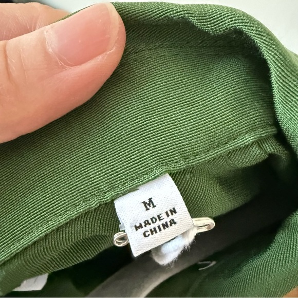 Madewell Alexa Chung for Madewell Pleat-Pocket Button-Up Shirt in Dark Pine M - Picture 11 of 12